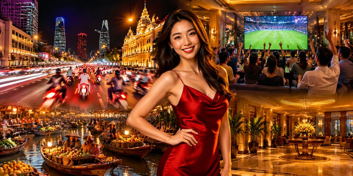 Không khí chợ đêm TP Hồ Chí Minh gắn với giải trí bóng đá